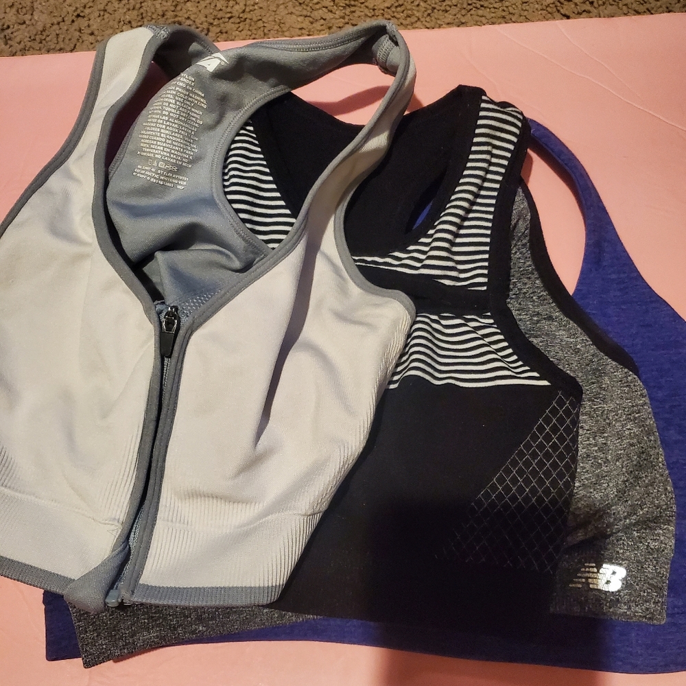 Three New balance sports bra